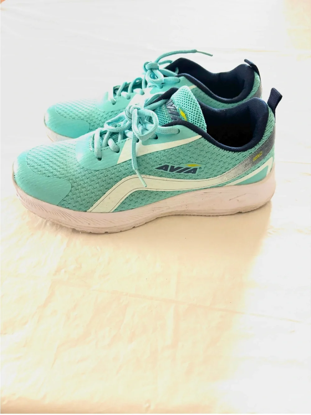 Avia Aqua & Navy Life Collection Trainer Running Sneakers SZ 7.5 Worn 1X Clean